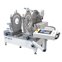 HÜRNER HWT 500 CS – Servo dielenská zváračka na tupo